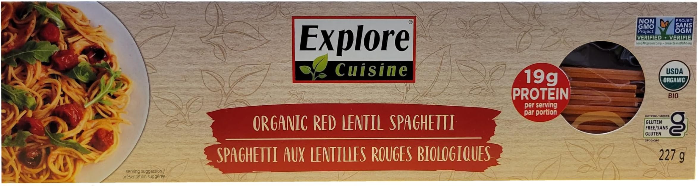Explore Cuisine Organic Red Lentil Spaghetti -8 oz