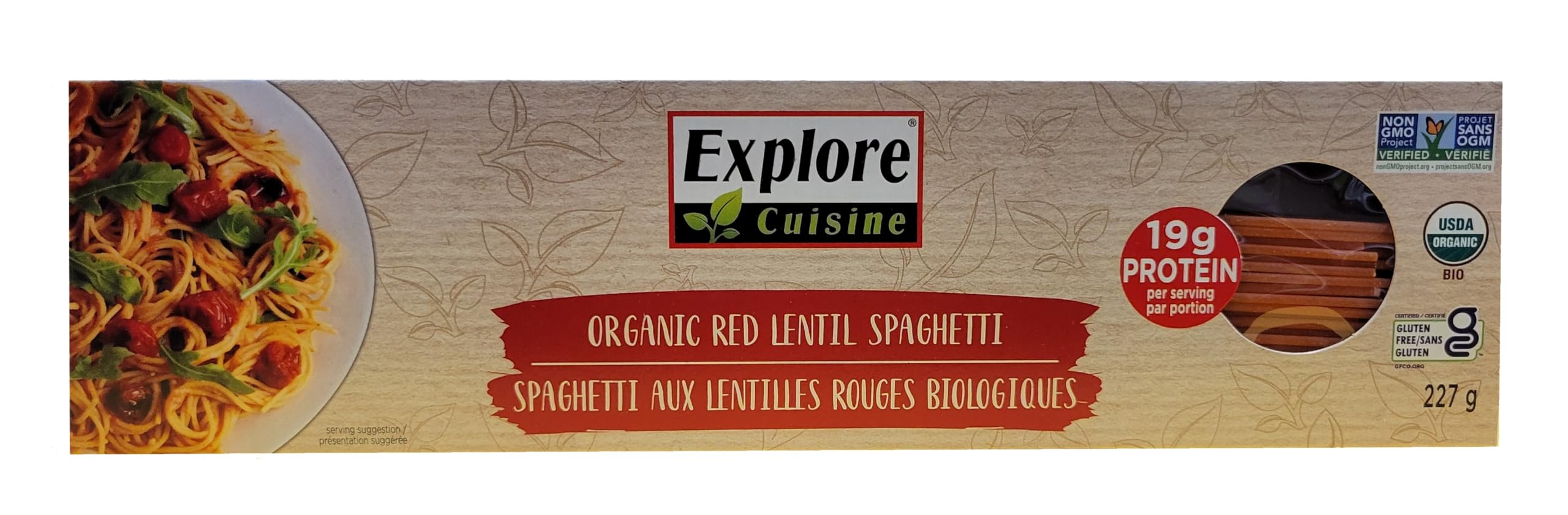 Explore Cuisine Organic Red Lentil Spaghetti -8 oz
