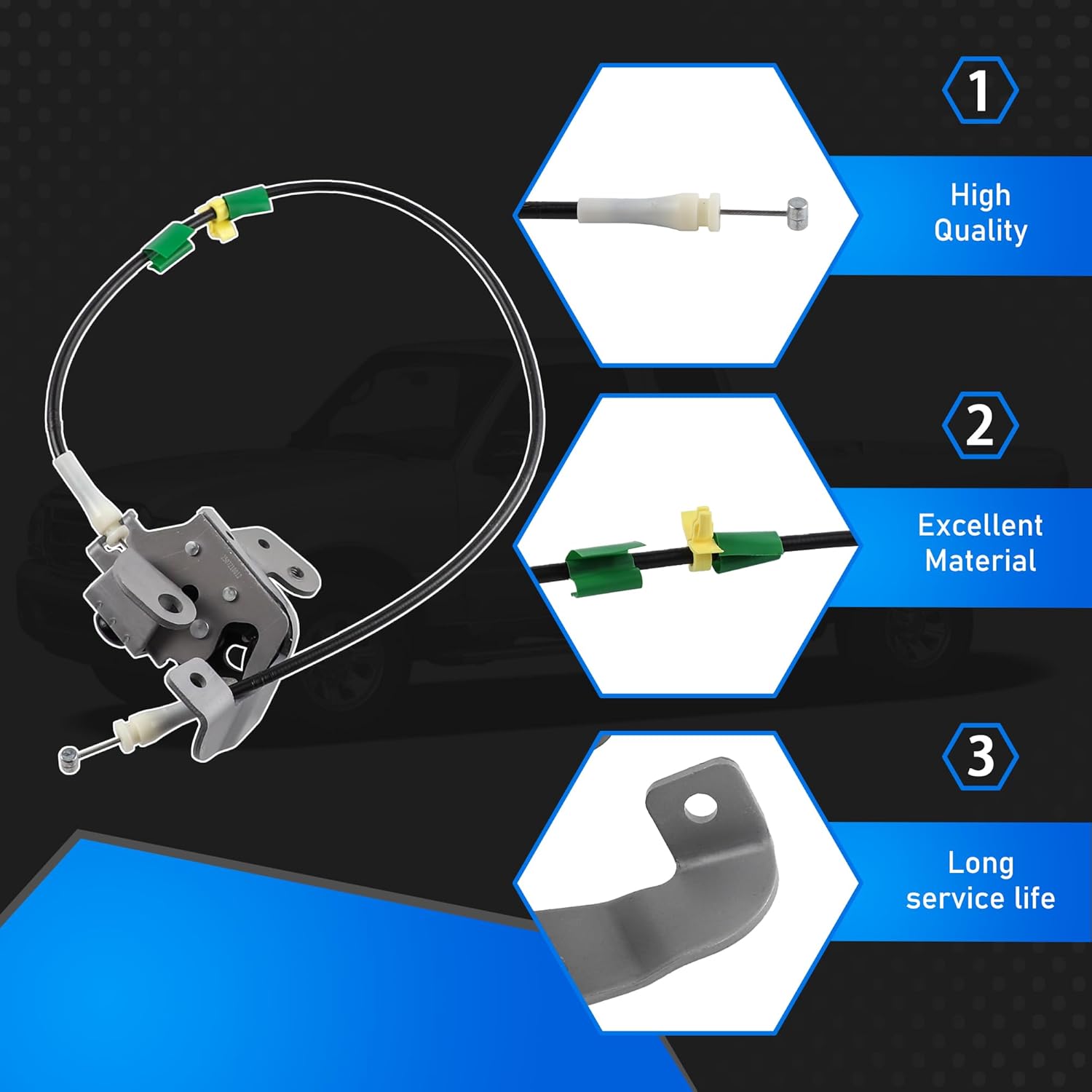 Left Driver Side Door Lock Latch Actuator Assembly Compatible with 1998-2011 Ford Ranger Splash XL XLT FX4 Edge STX Tremor Sport Replaces AL5Z-13264A27-B AL5Z13264A27B