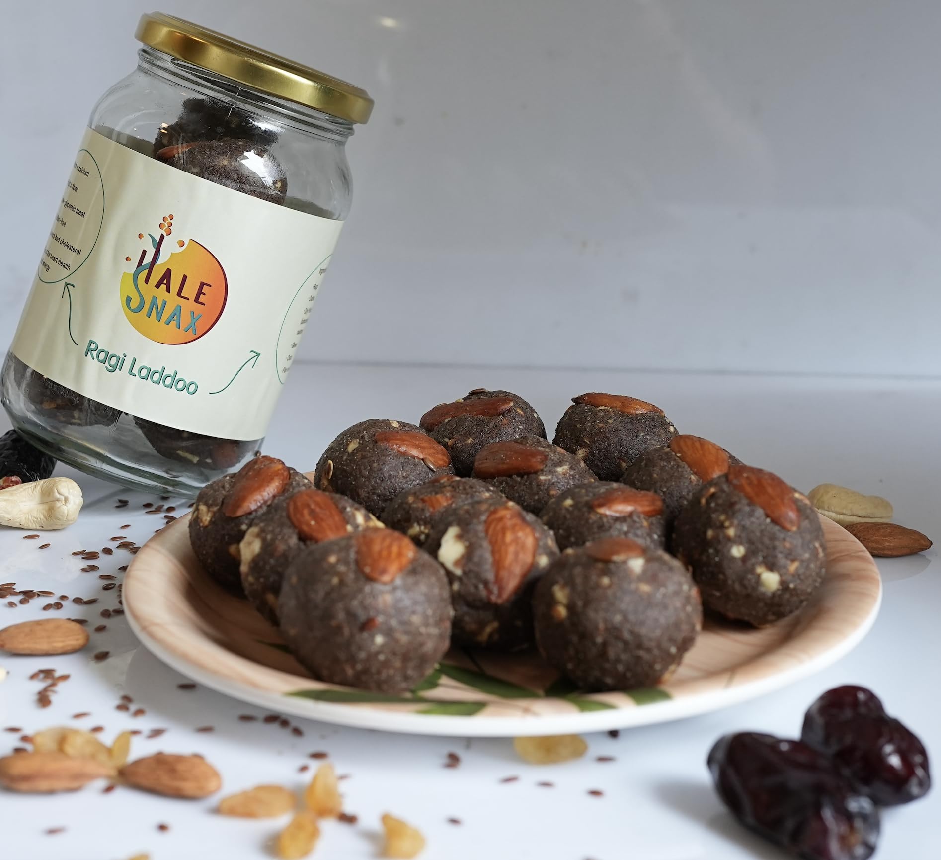Halesnax Ragi laddoos | Gluten-free | 250 gms | High in fibre | Sweetened with dates | No preservatives | Natural sweetener | Good for kids | Good for pregnant women | Supports bone health (B0CTXFYTBW) Amazon Price History, Amazon Price Tracker