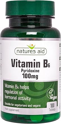 Natures Aid Vitamin B6 (High Potency) 100mg 100 Tabs