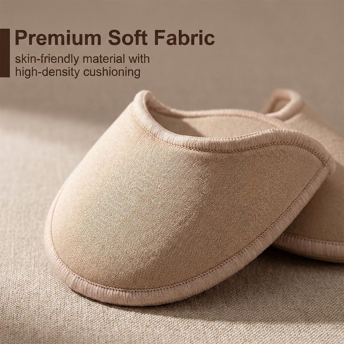 1 pares protectores de dedos pie de ballet, cubiertas de tela para dedos del pie, almohadillas para los dedos del pie en punta, cojines suaves para mujeres, Ballet Toe Pads Almohadillas largo