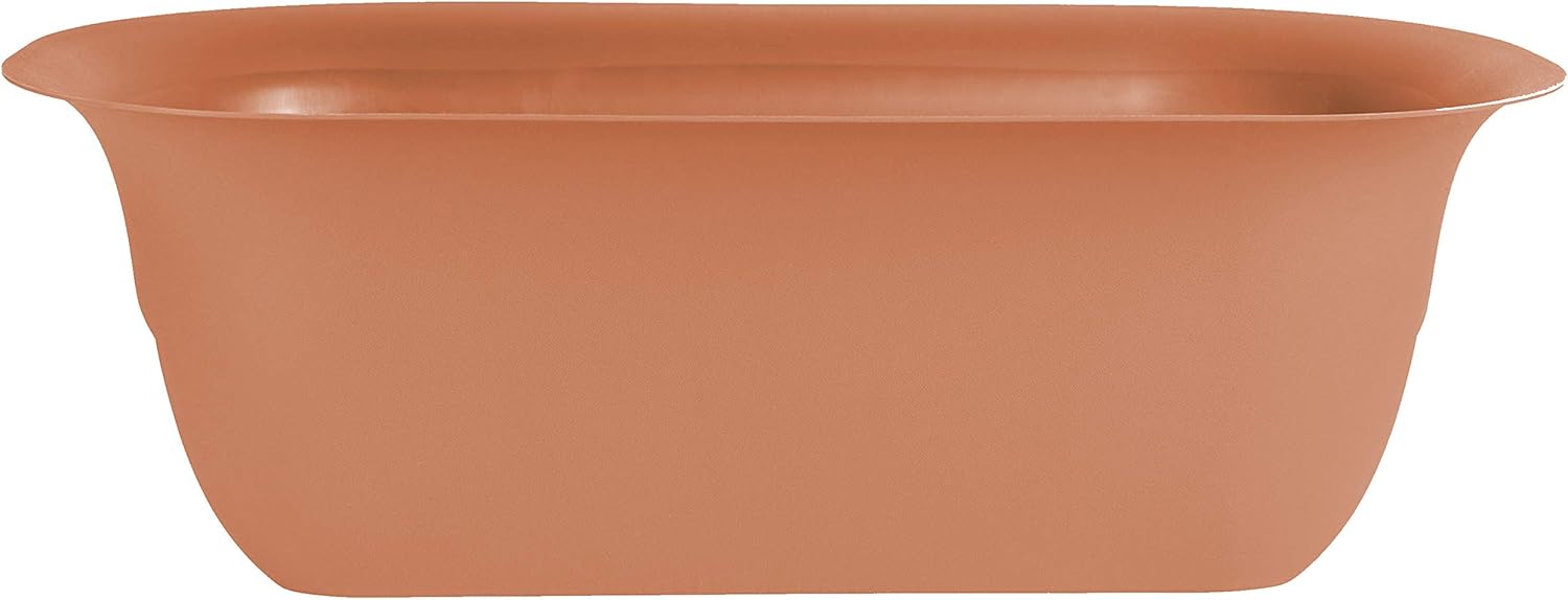 Bloem Modica Deck Rail Planter 24" Terra Cotta (MR2446)