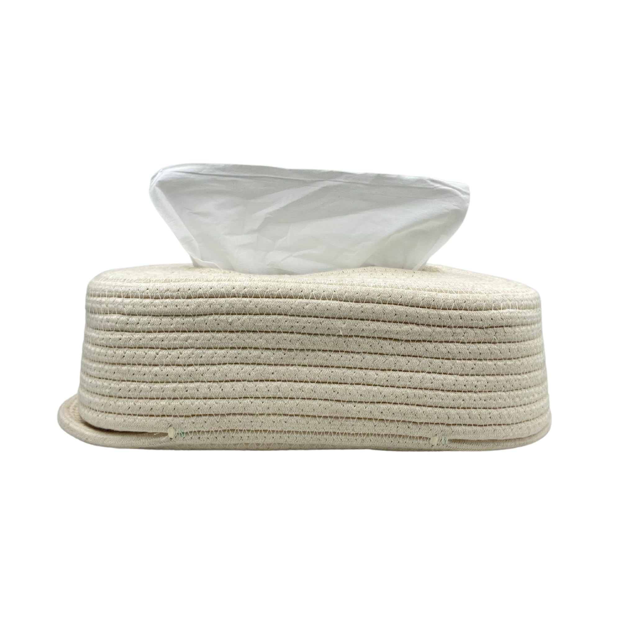 Handcrafted Jute Tissue Box - Natural & Stylish -5 Handcrafted Jute Tissue Box - Natural & Stylish -5