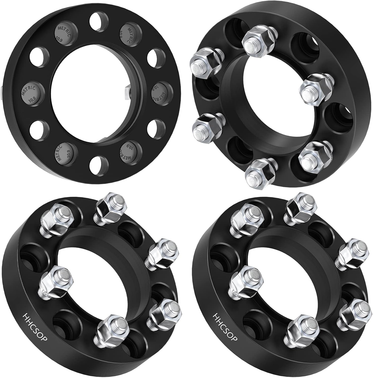 Buy 6x5.5 Wheel Spacers 1.25"32mm 6 Lug Hub Bore 106mm with M12x1.5