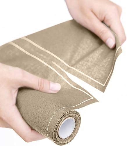 Miniatura 3 de MY DRAP Servilleta de cóctel de algodón, 50 unidades por rollo, 4.5 x 4.5 pulgadas, arena