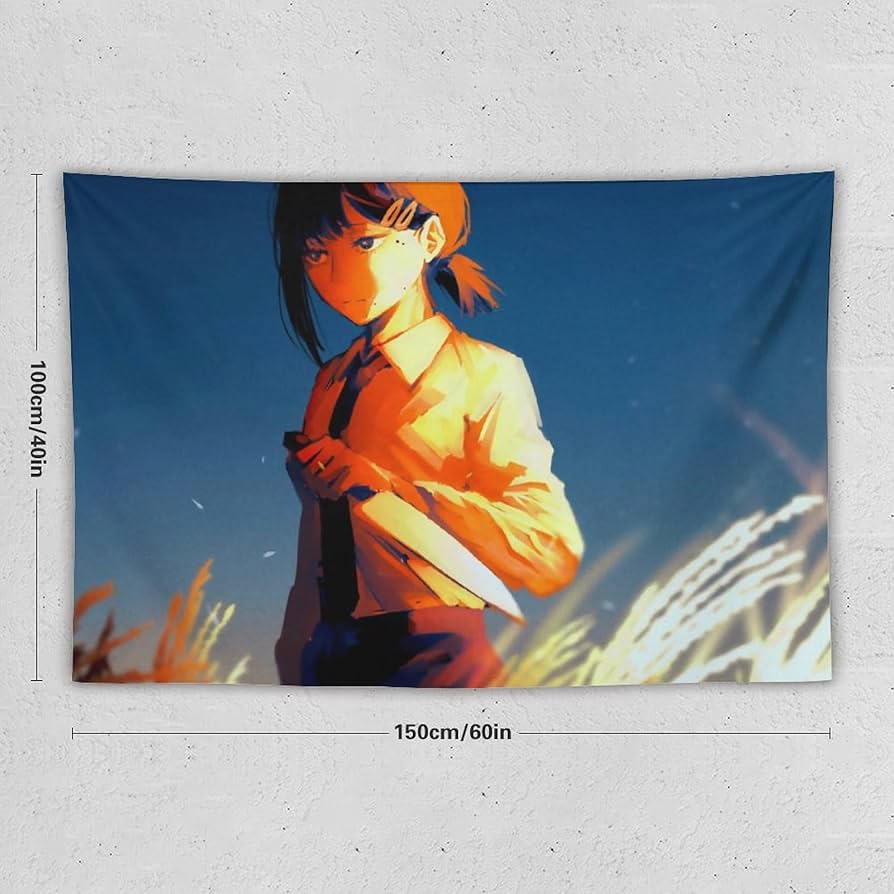 チェーンソーマン　レゼ　タペストリー チェンソーマンのレゼタペストリー 95×73cm - メルカリ