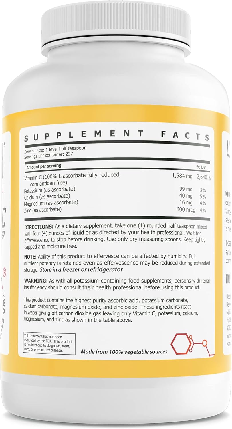 Beyond Health Vitamin C Buffered Powder - Natural Immune Support - One Pound Bottle
