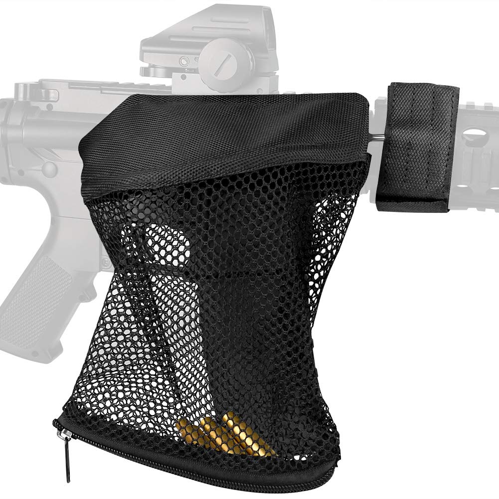 Fyland Brass Catcher, Cartridge Shell Catcher for Ar-15 Nylon Mesh, Black-image-6