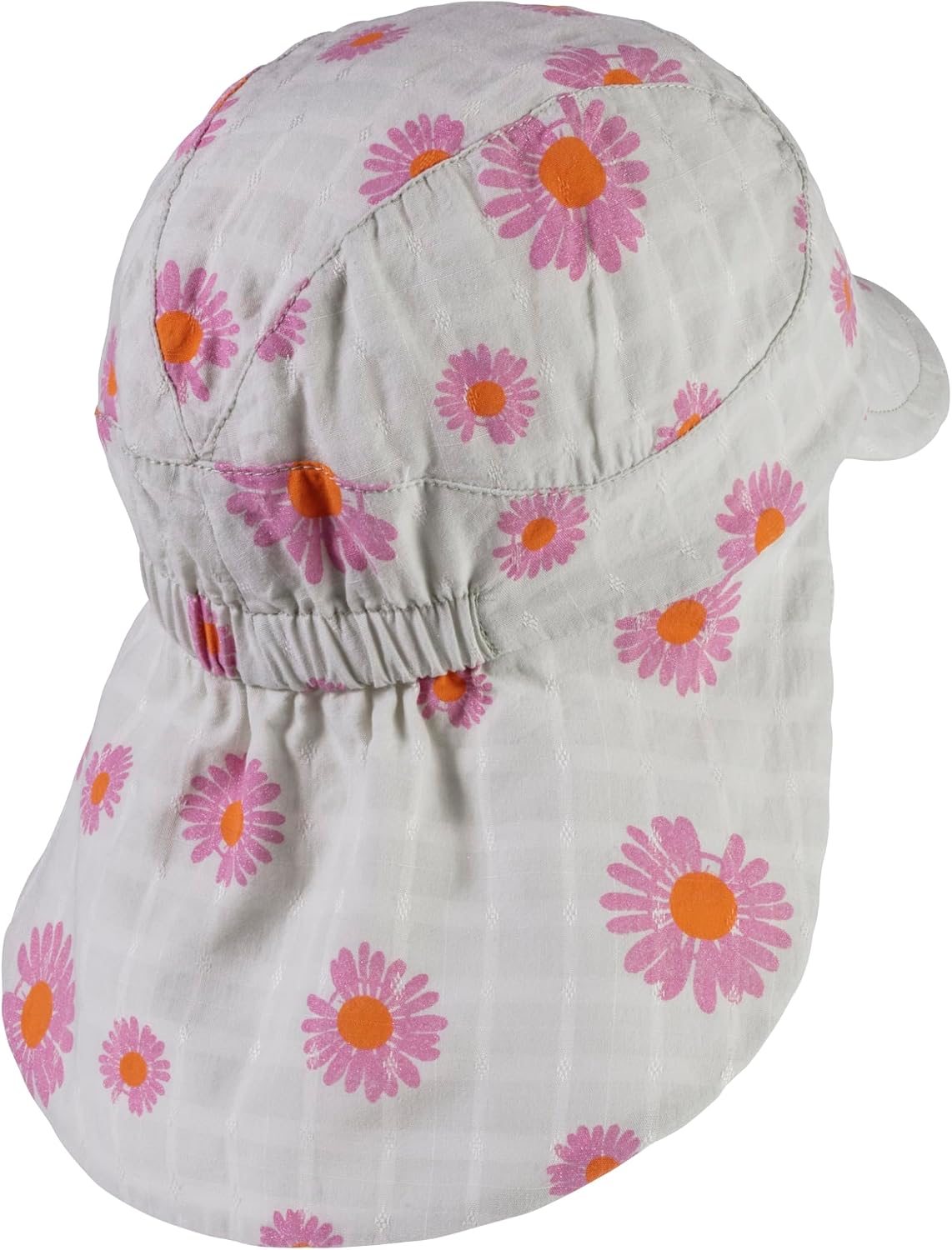 Sterntaler Flower Cap with Neck Protector for Girls