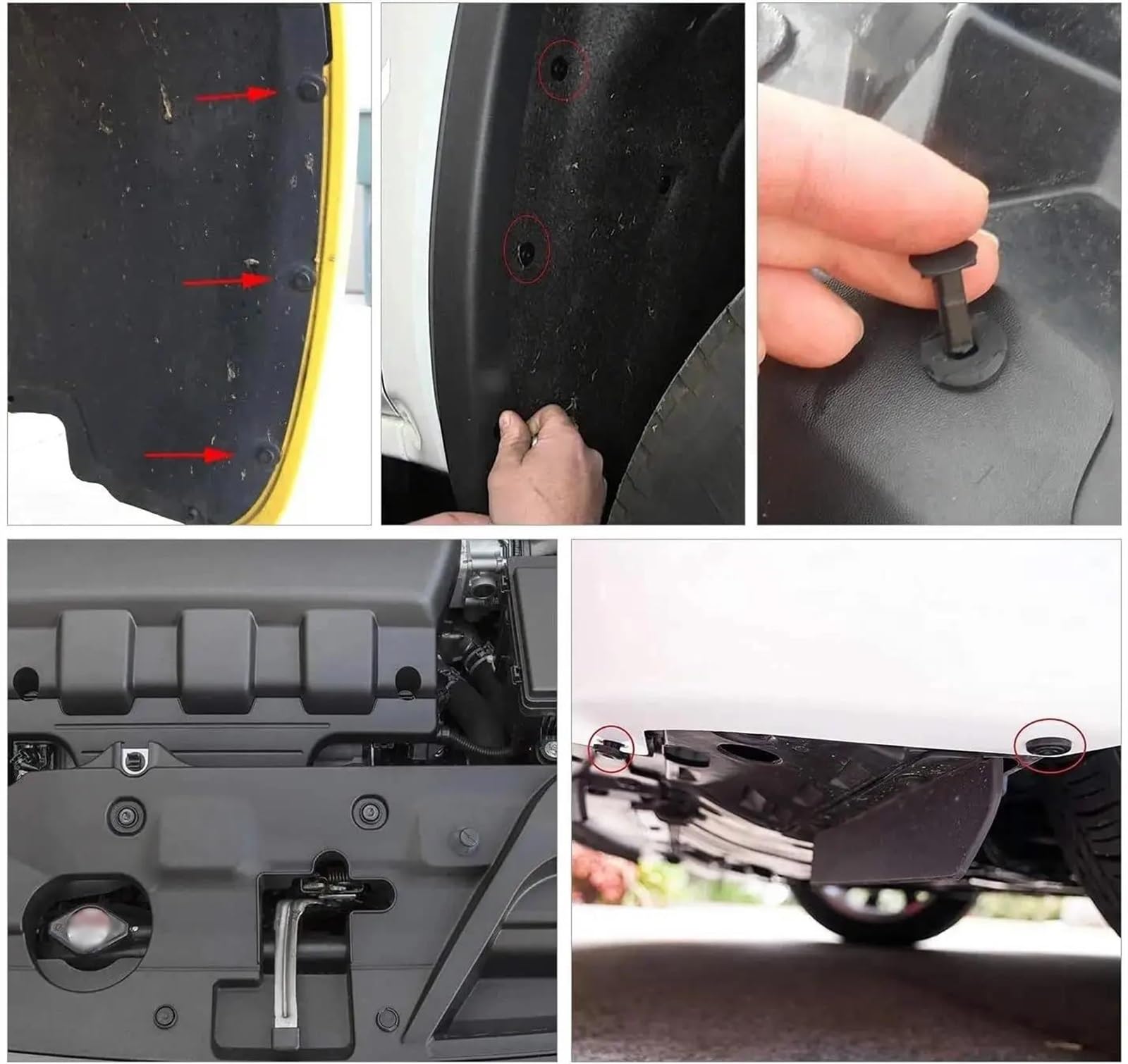 Accessoires de voiture Kit De Clips De Fixation Automatique, 240 Pièces, Rivets Pour Garde-boue, Goupille De Retenue Pour Carrosserie De Voiture, Rivet Pour Pare-choc, Garniture De Porte, Clips De Ret