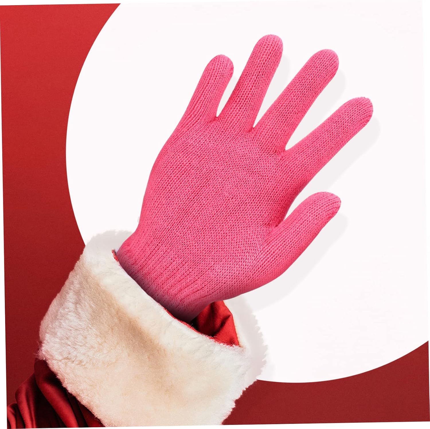 FOMIYES 24pairs Grooming Gloves Boy Girl Five-finger Mittens Winter Warm Outdoor Gloves