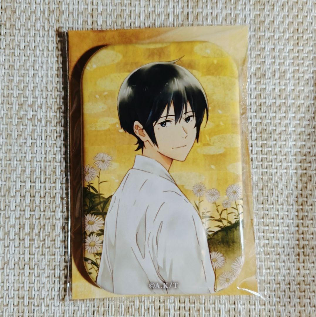 Amazon.co.jp: 竹早静弥 ツルネ 風舞高校弓道部 華 スクエア 缶バッジ  