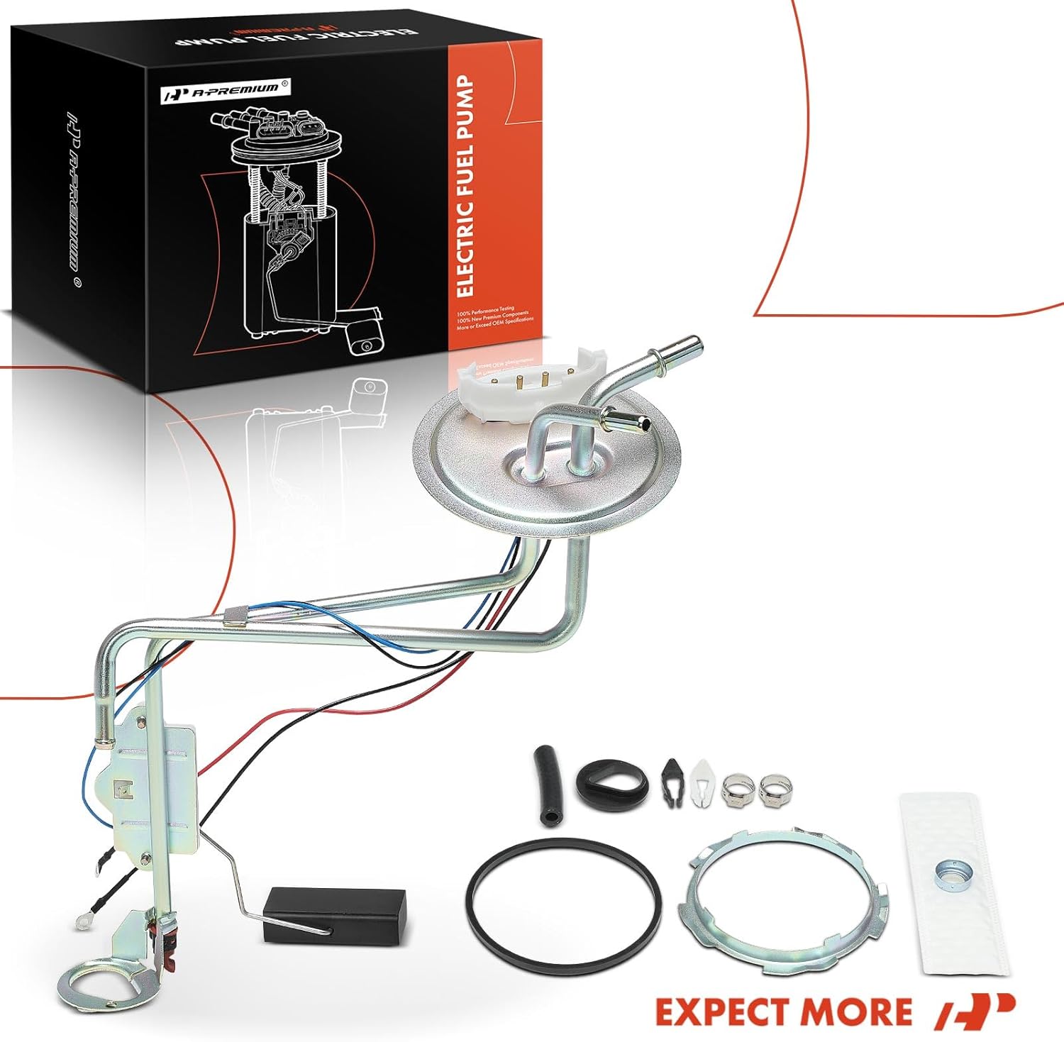 A-Premium Midship Fuel Tank Sending Unit Compatible with Ford F-150 F150 1987-1989, F-250 F250 1987-1989, F-350 F350 1987-1989, F-Super Duty 1988-1989