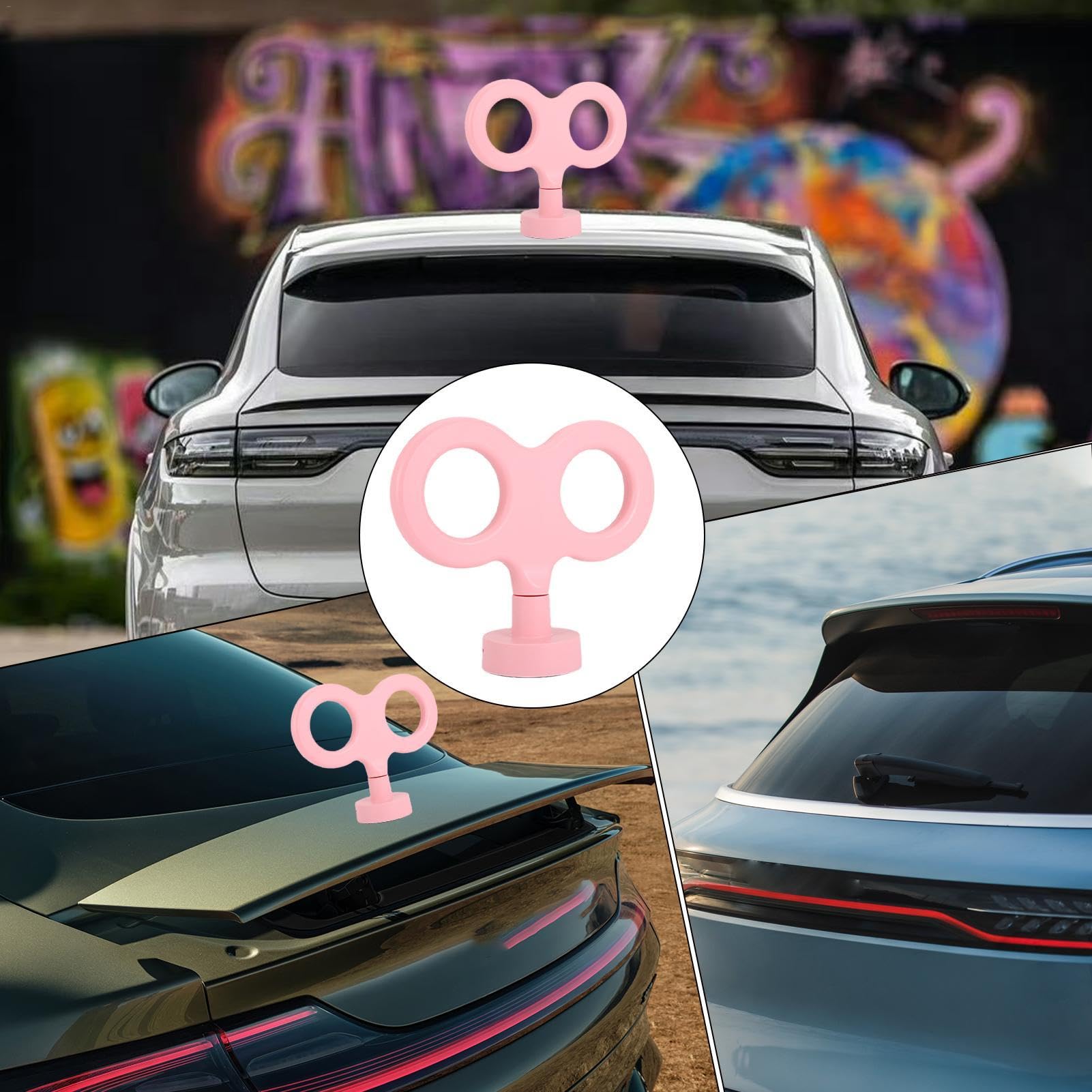 Auto Dach Dekoration Aufziehschlüssel - Wetterfeste 3D Auto Accessoires