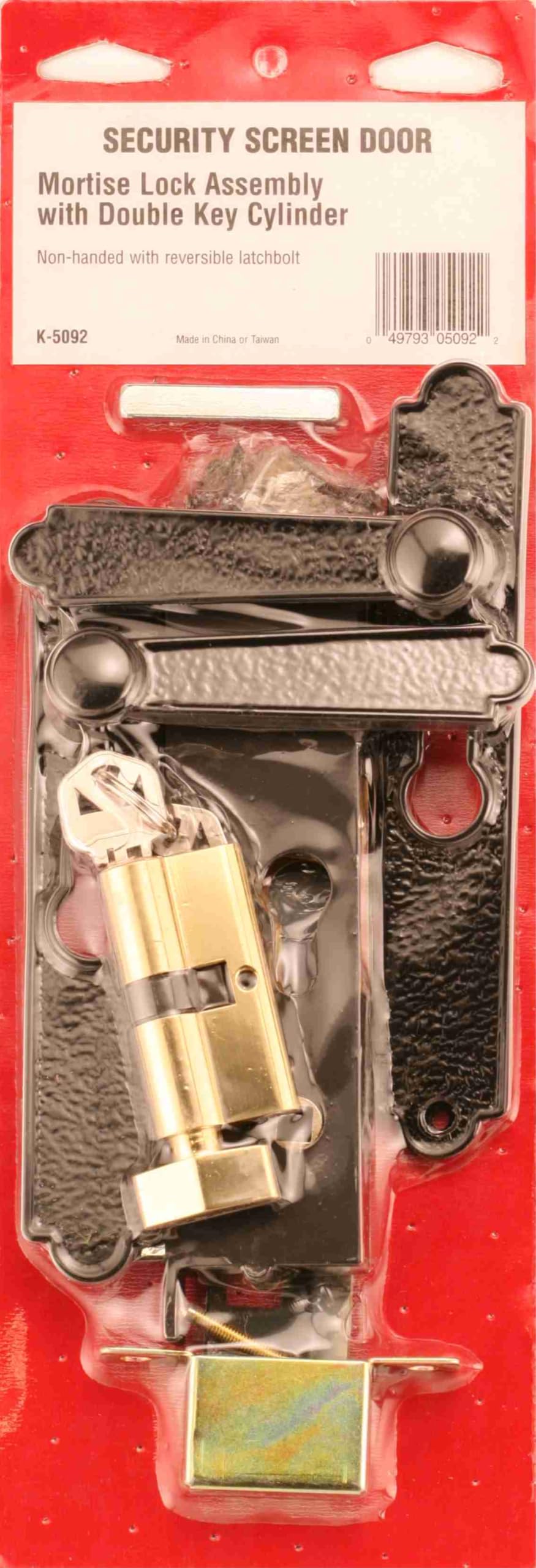 Prime-Line K 5092 Steel and Diecast Security Door Keyed-Locking