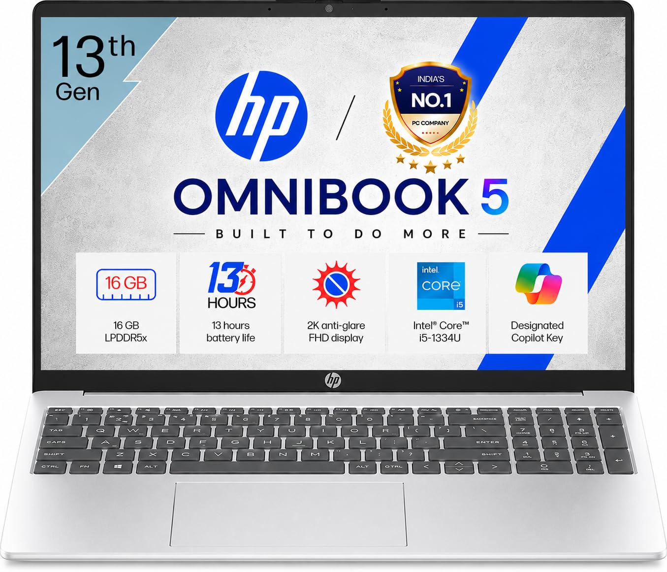 HP OmniBook 5 (Previously Pavilion) Intel 13th Gen Core i5 1334U (16GB
