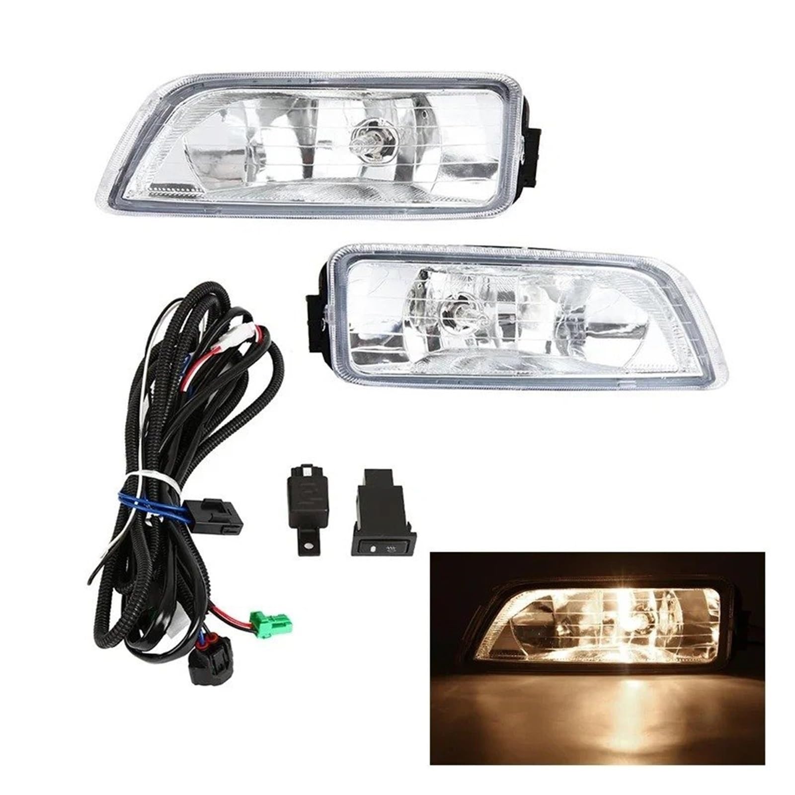 Fendinebbia Per Accord 2003-2007 4 Porte 2 Pz Auto Paraurti Anteriore Fendinebbia Sostituzione Diretta Accessori Lampada Con Lampadine H11