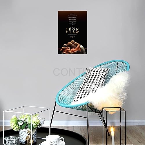Miniatura 2 de Póster de película The Iron Claw Sports Movie Theme Cover Art Poster (2) Póster en lienzo para decoración de pared, pinturas para sala de estar,