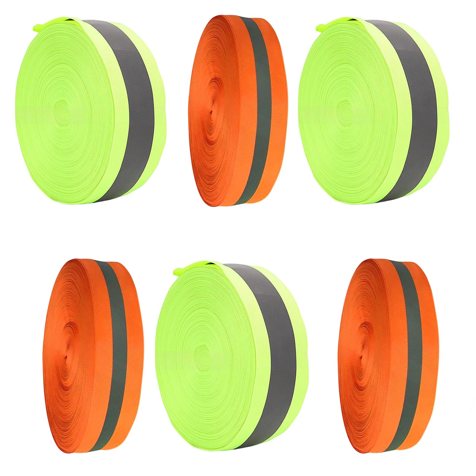 Cinta de tela reflectante para ropa, manualidades, actividades nocturnas, 100 m