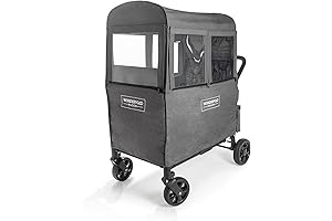 Wonderfold Rain Cover W4 Luxe: Premium Stroller Wagon Windshield