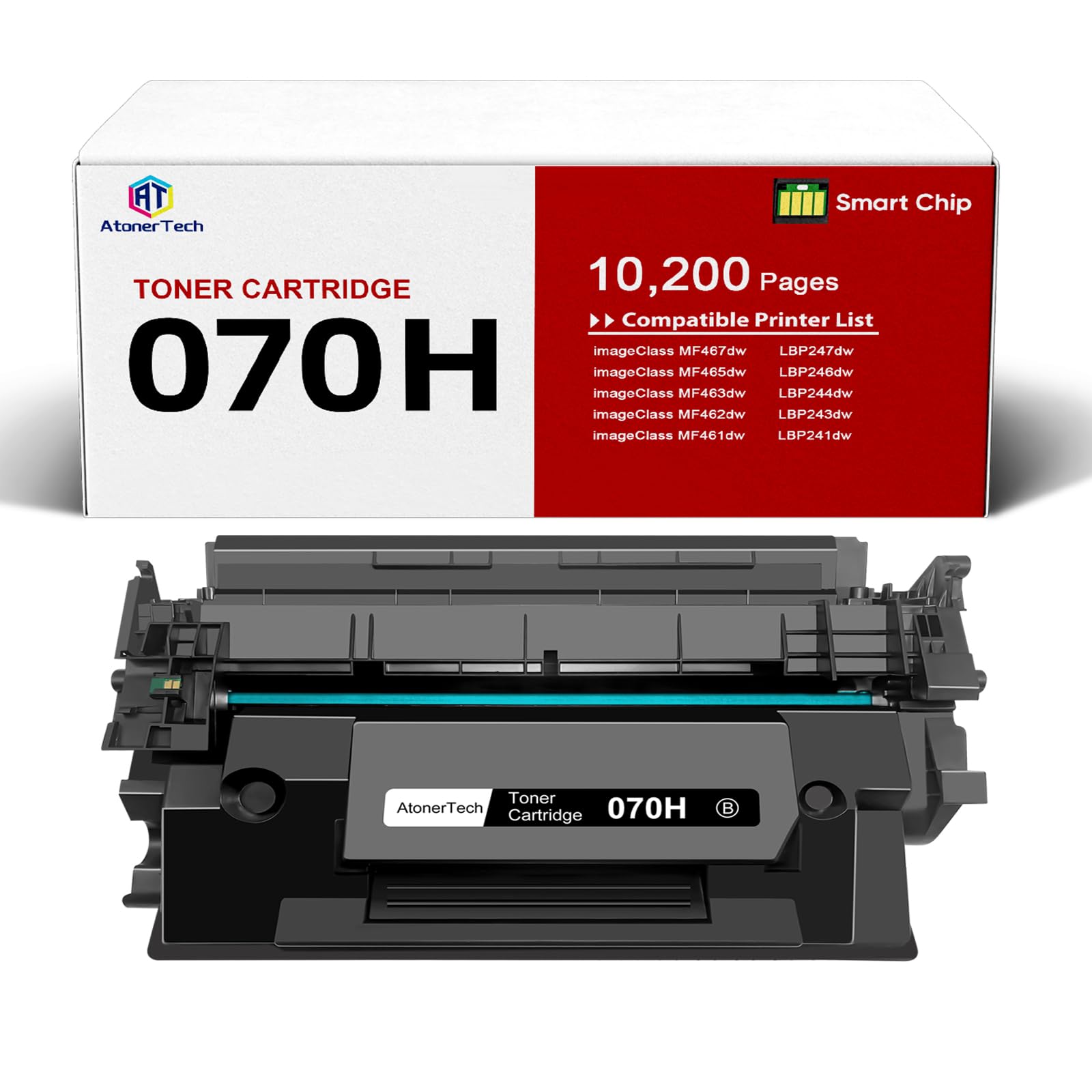 Amazon.com: AtonerTech 070/070H high Yield Toner Cartridge