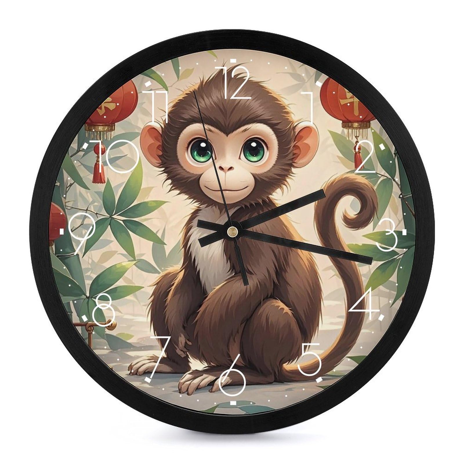 Horloge murale sans tic-tac silencieuse ronde pour retrouver le sommeil en chambre