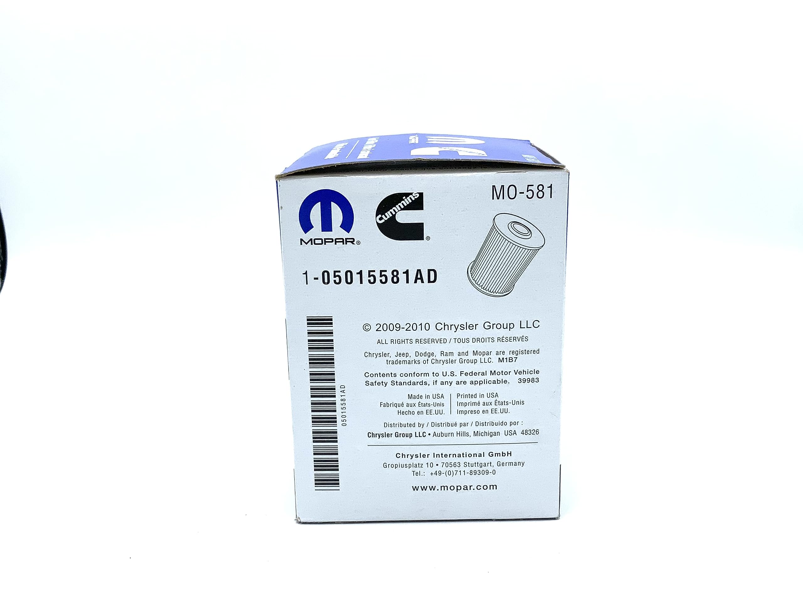 OEM Dodge Ram Cummins Diesel 2500 350 Filtro de combustible Mopar