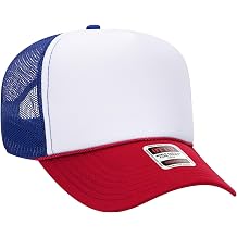 OTTO Cap 5 Panel Mid Profile Mesh Back Trucker Hat | Bulk Packs