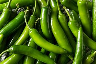 Fresh Serrano Peppers Whole, Green, 1 lb Pack