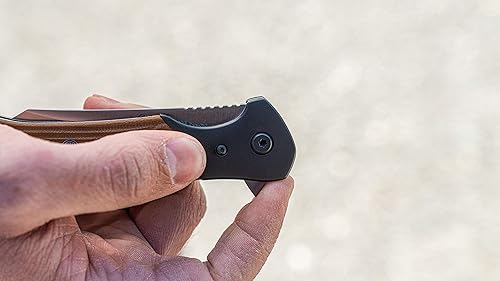 Miniatura 5 de Smith & Wesson Stave - Cuchillo plegable de 7.75 pulgadas de alto carbono SS Ultra Glide con hoja de punto de clip de 3.25 pulgadas y mango