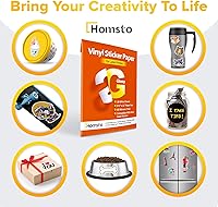 Vista 2 de Papel adhesivo de vinilo, papel adhesivo de vinilo imprimible brillante para impresora láser, secado rápido, resistente al agua y a los arañazos