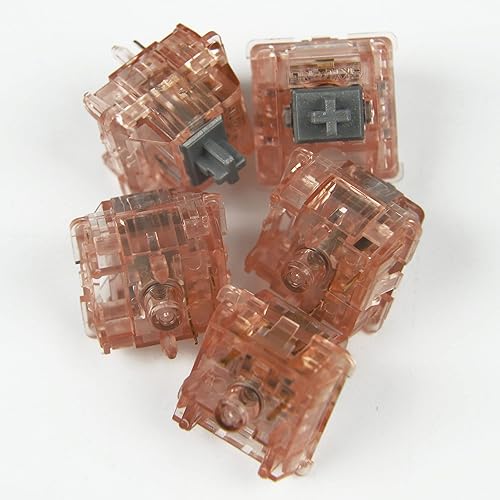 Miniatura 10 de Skyloong - 35 interruptores de vástago SMD RGB Mx para teclado mecánico, 35 unidades, marrón, amarillo, rojo, plata, leche, rosa, azul, chocolate, 5