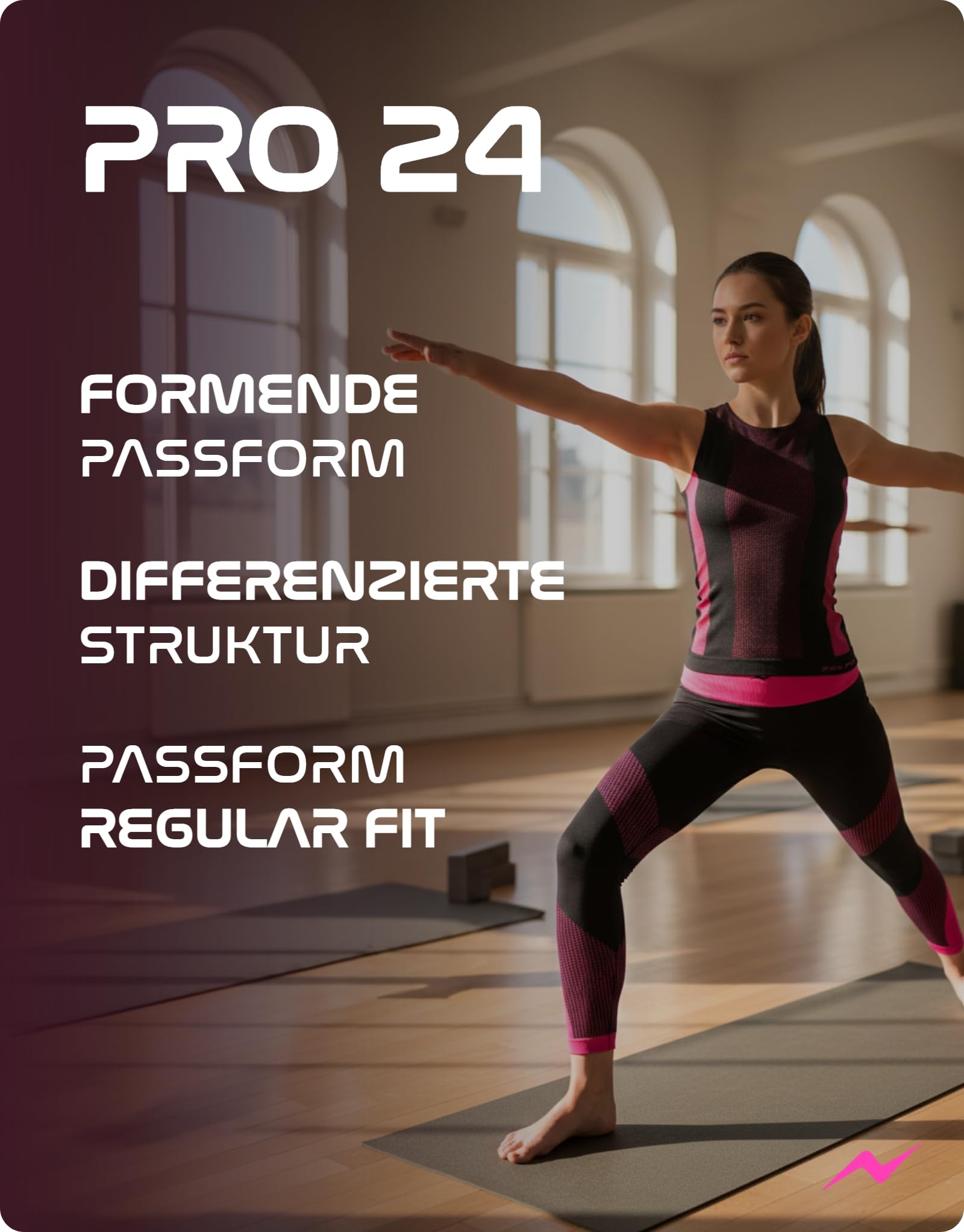 PRS Sport-Tanktop Damen Nahtlos - Damenbekleidung - Sport-Top für Fitness, Laufen, Yoga - Nahtloses Oberteil Atmungsaktiv Schnelltrocknend (Schwarz, S/M)