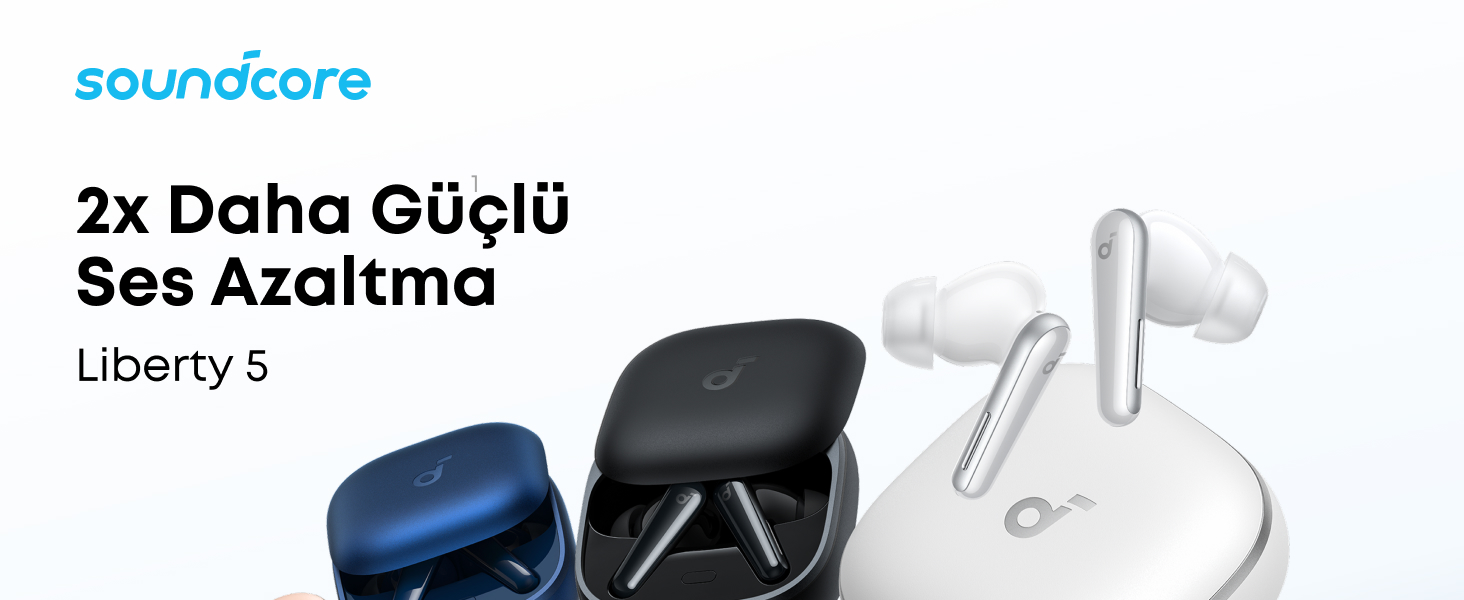Soundcore Liberty 5 Kulak İçi Bluetooth Kulaklık, Gerçek Zamanlı