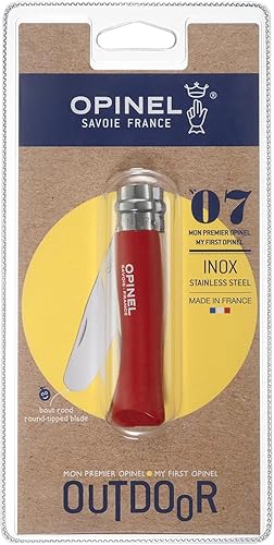 Miniatura 2 de Opinel My First No.7 - Navaja plegable de acero inoxidable con punta redondeada de seguridad para niños