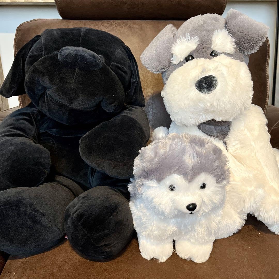Amazon.co.jp: 犬 ぬいぐるみ プライズ くったりシュナウザー