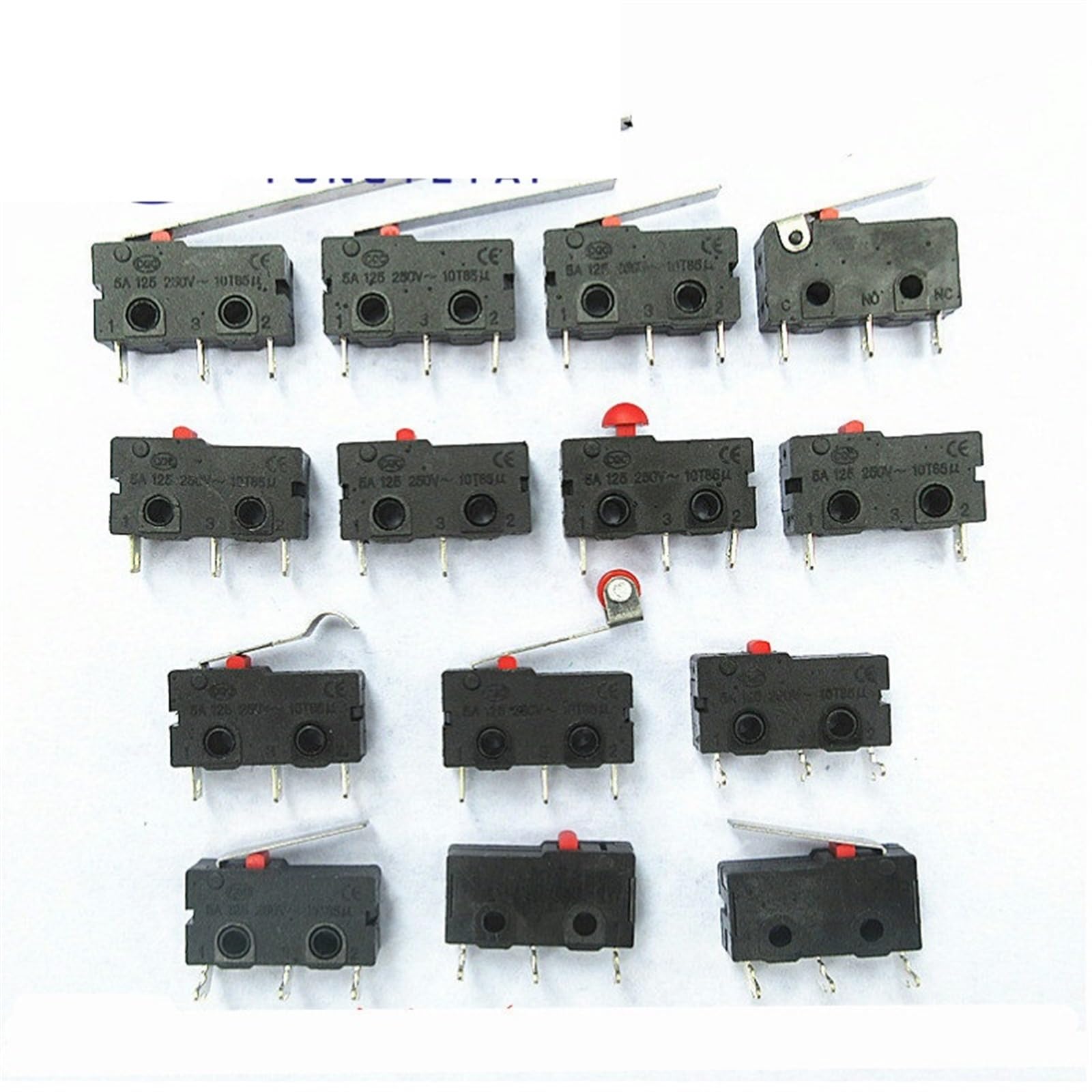 Micro interrupteur KW12 bouton de contact 3pin pour automatisation de volet et fin de course