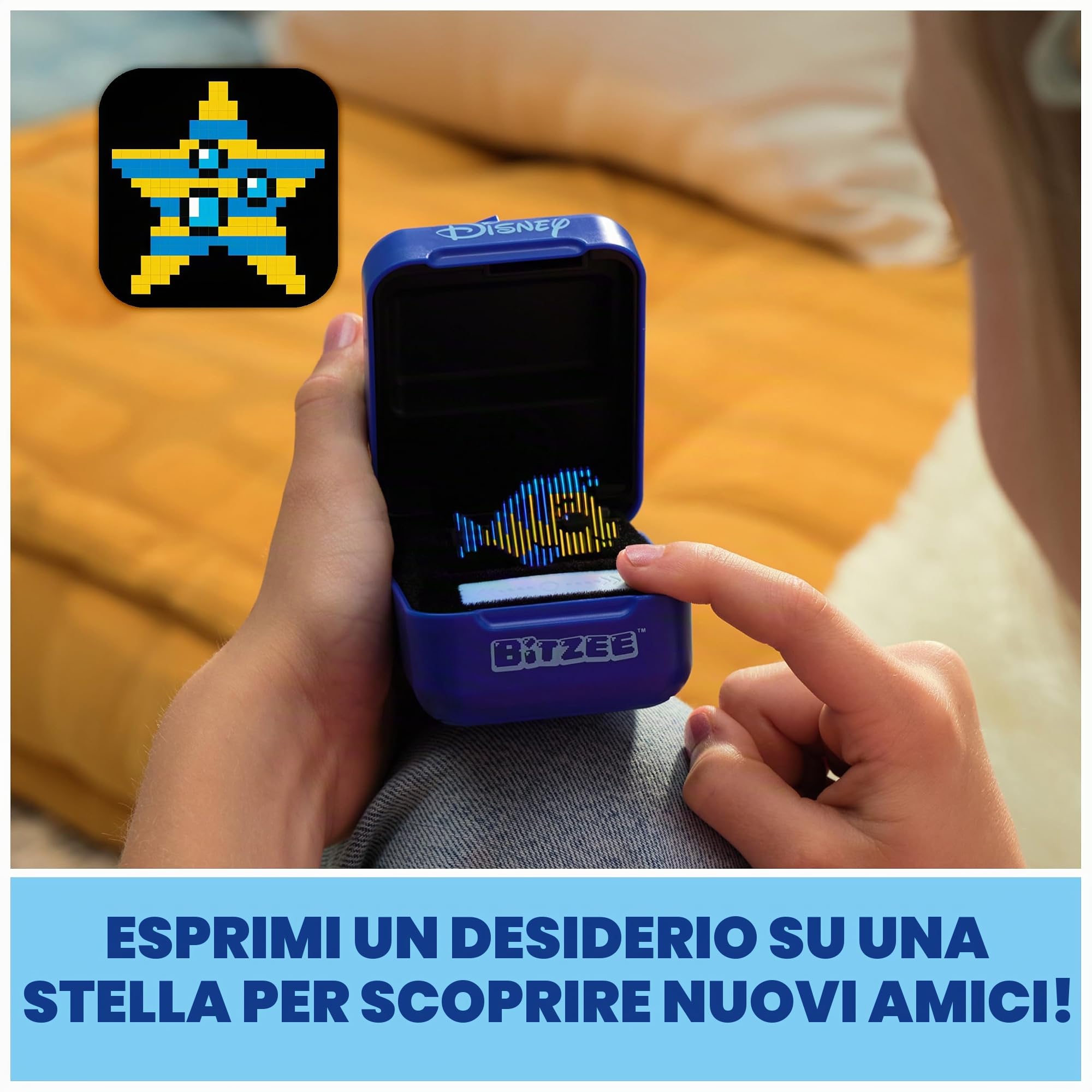 BITZEE, Disney con 30 Personaggi interattivi all'Interno, reagisce a Colpi, inclinazioni e rubinetti, Giocattoli Disney e Giocattoli digitali per Bambini, per Ragazze, Ragazzi e Fan