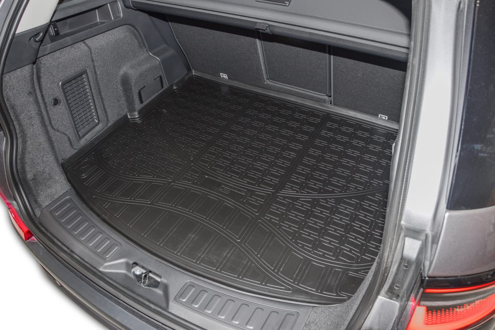 J&J AUTOMOTIVE | NORM Vasca Baule Per Bagagliaio In TPE Gomma Su Misura Adatti Per Discovery Sport dal 2014, Bordo alto 4 cm, Antiscivolo, Inodore