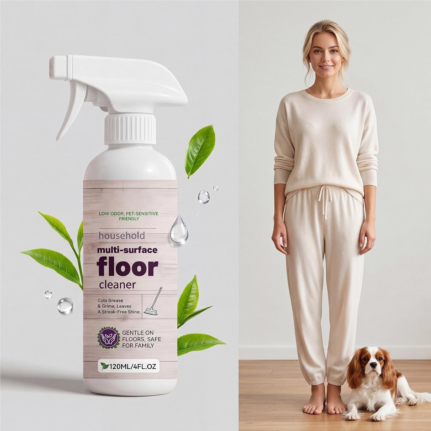 Floor Cleaning 120ml Cleaning Degreaser Spray
