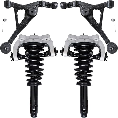 Detroit Axle - Kit de puntales delanteros para Chrysler Sebring Dodge Stratus 99-00 Cirrus Plymouth Breeze 99-06, muelle helicoidal de 2 puntales