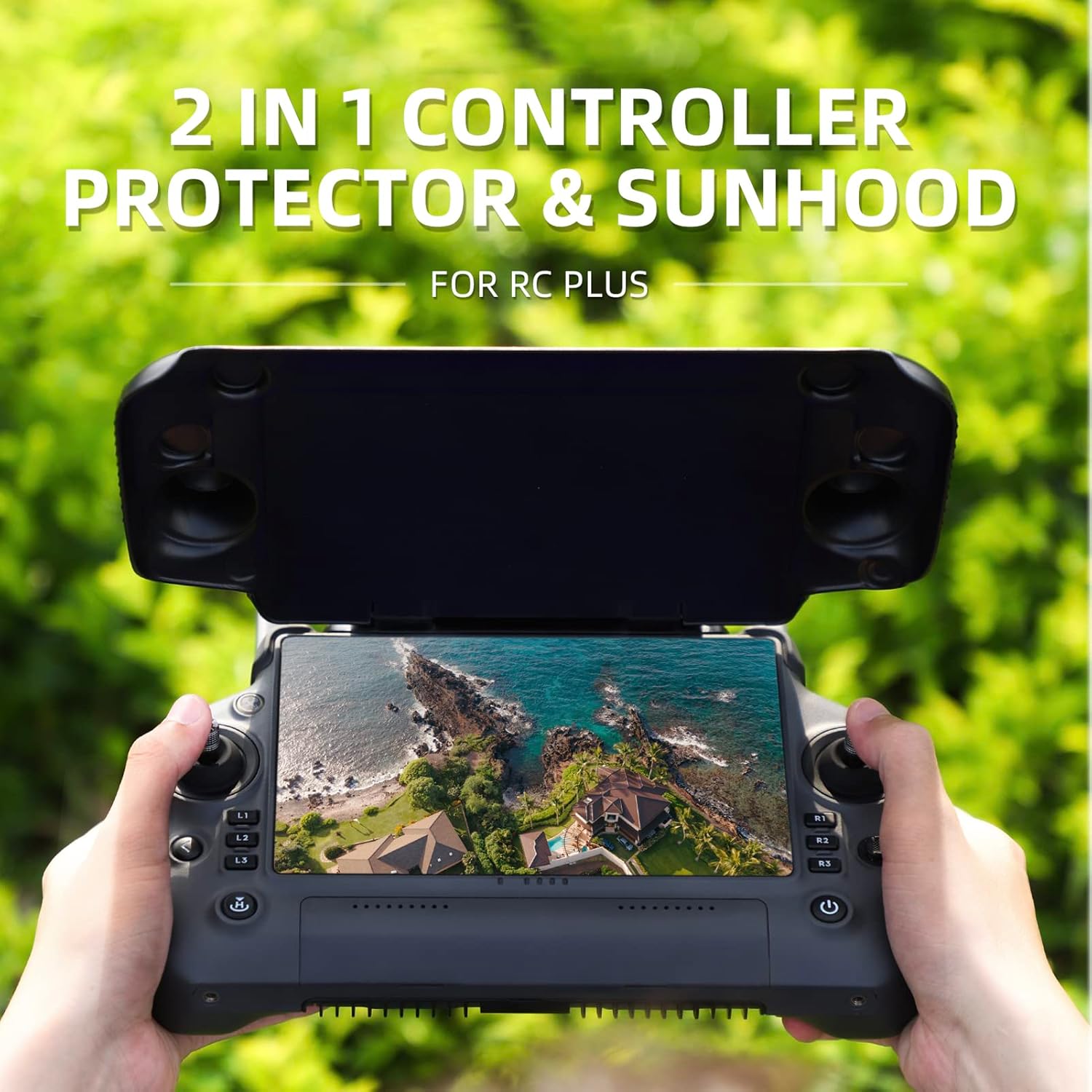 Protective Case Sunshade for DJI Inspire 3 Drone RC Plus Remote Controller Accessories 2in1 Control Cover Protector Sun Hood