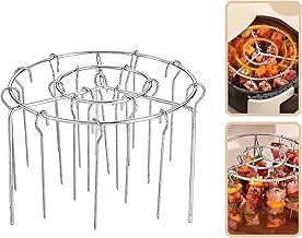 25 Air Fryer Seafood Recipes That Turn Out Crispy and Delicious 51 2025 New Air Fryer Grill Skewer Rack, Stainless Steel BBQ Kabob Set, 30 ...