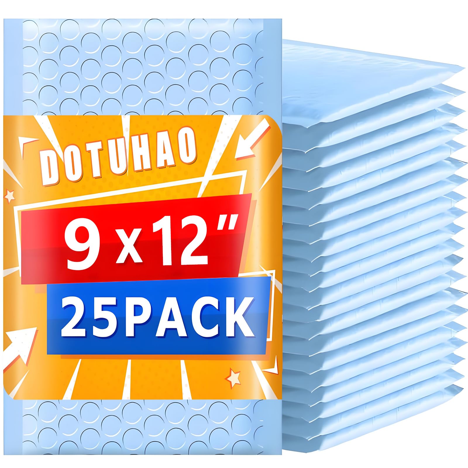 25-Pack Bubble Mailers 9x12 Inch - Padded Shipping Envelopes For Small Business