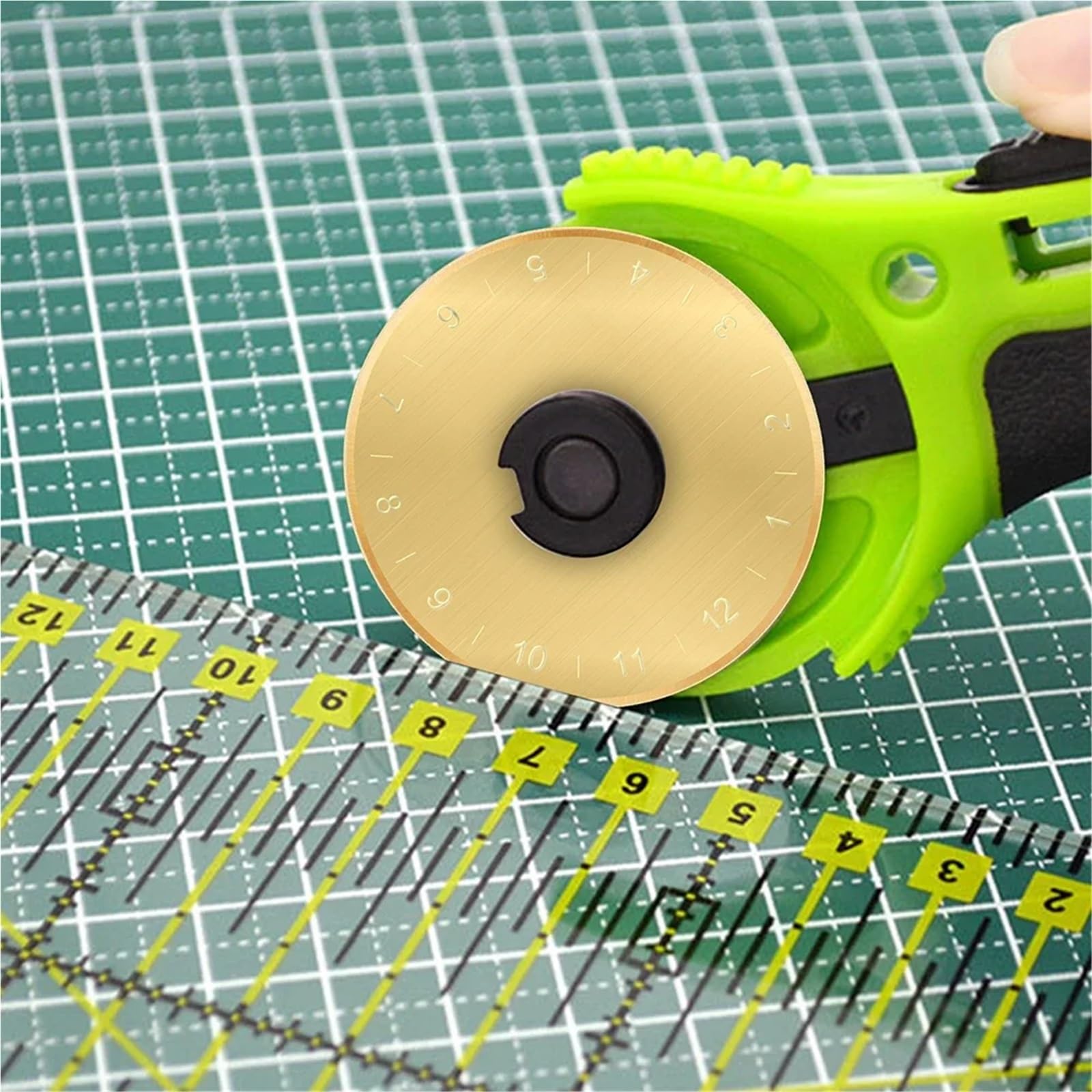Rotationsschneider-Klingen, 45 mm, beschichtet, perfekt zum Schneiden von Stoff, Nähen, Leder und Papier, 20 Stück