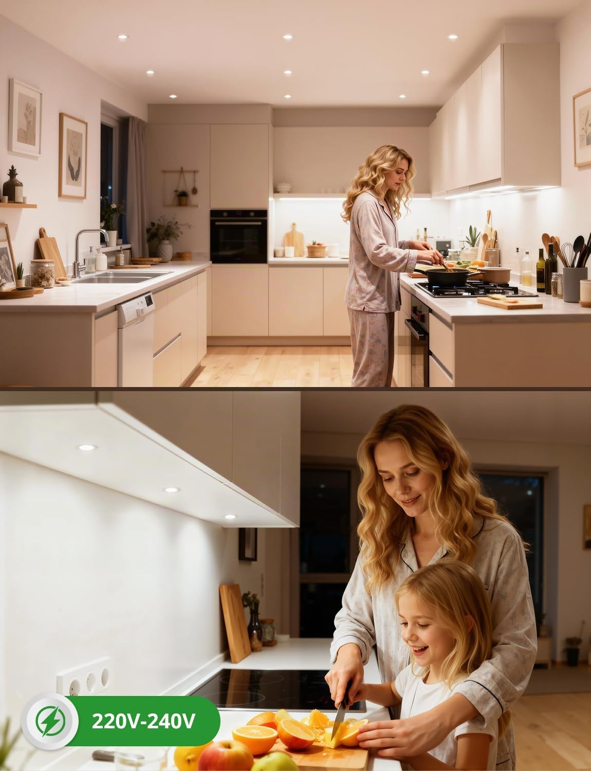 HOMEOW Downlight LED Regulable, 5W Interior Focos Techo Empotrable Blanco Cálido 2700K, Natural 4000K y Frío 6000K, Ojos de Buey IP44 Baño, Apertura 68-80mm, Extraplano 25mm, Pack 20