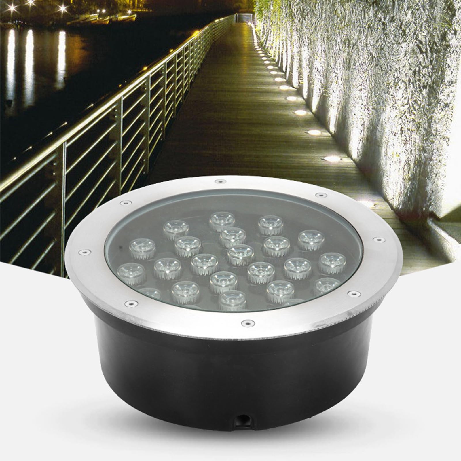 Spot LED encastrable extérieur IP66 AC85-110V pour l'éclairage de jardin et terrasse