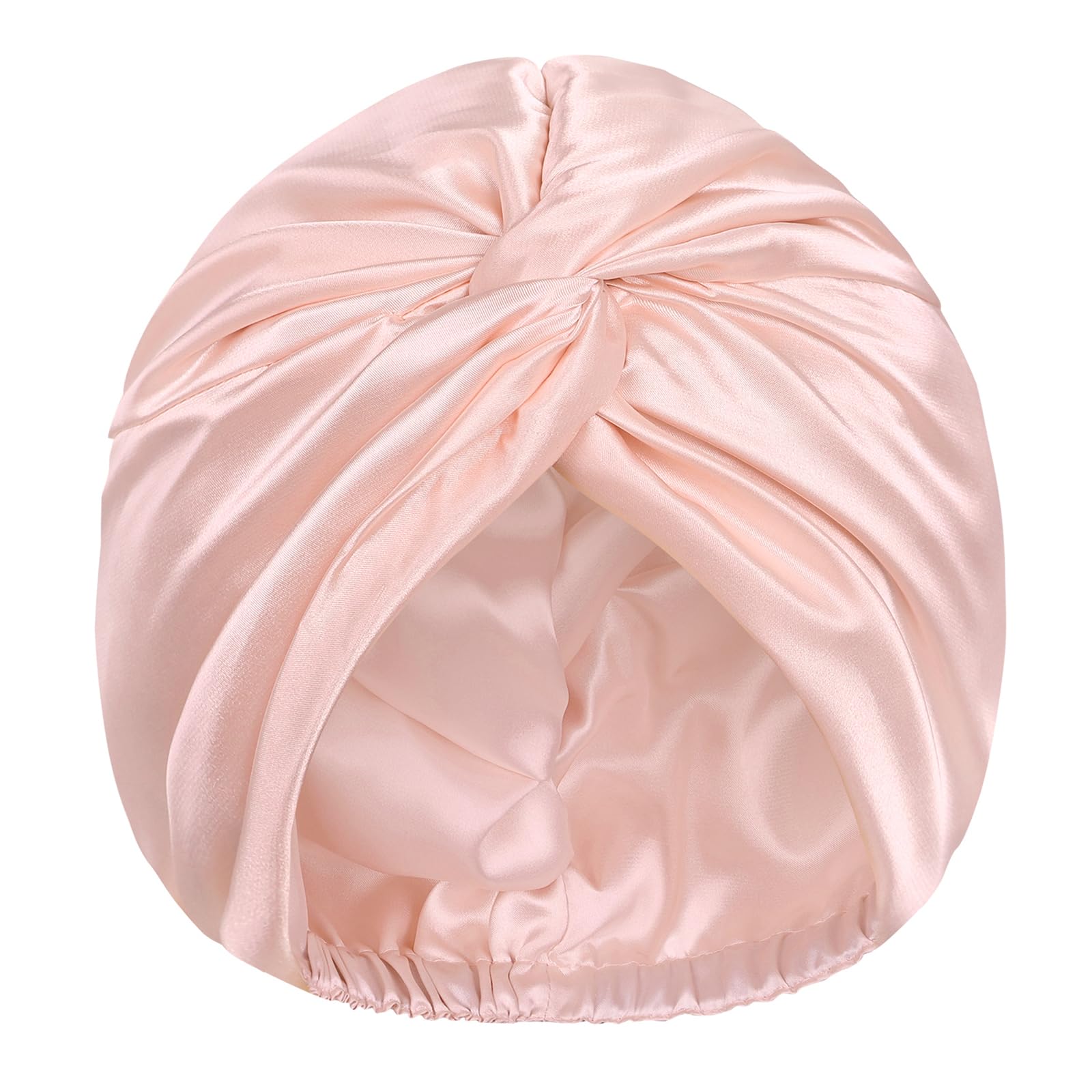 LUKACY Silk Satin Bonnet for Sleeping, Large Adjustable Silk Satin Hair wrap Hair Cap for Women Curly Hair Accessories
