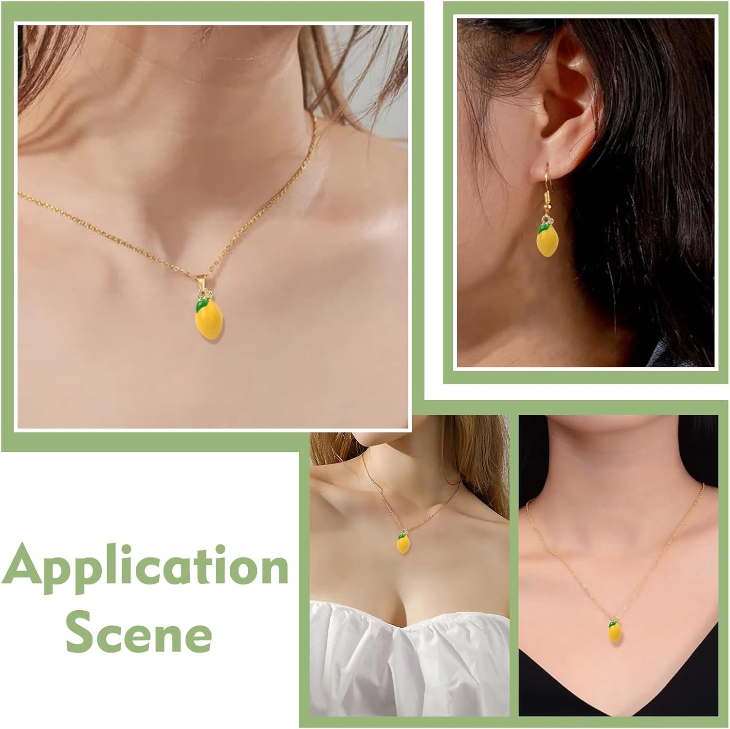 DanLingJewelry 50Pcs Yellow Lemon Charms for Jewelry Making Brass Enamel Charms with Loop 3D Brass Fruit Pendants for DIY Bracelets Necklaces Keychains - Image 7